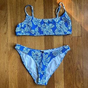 Blue Triangl bikini